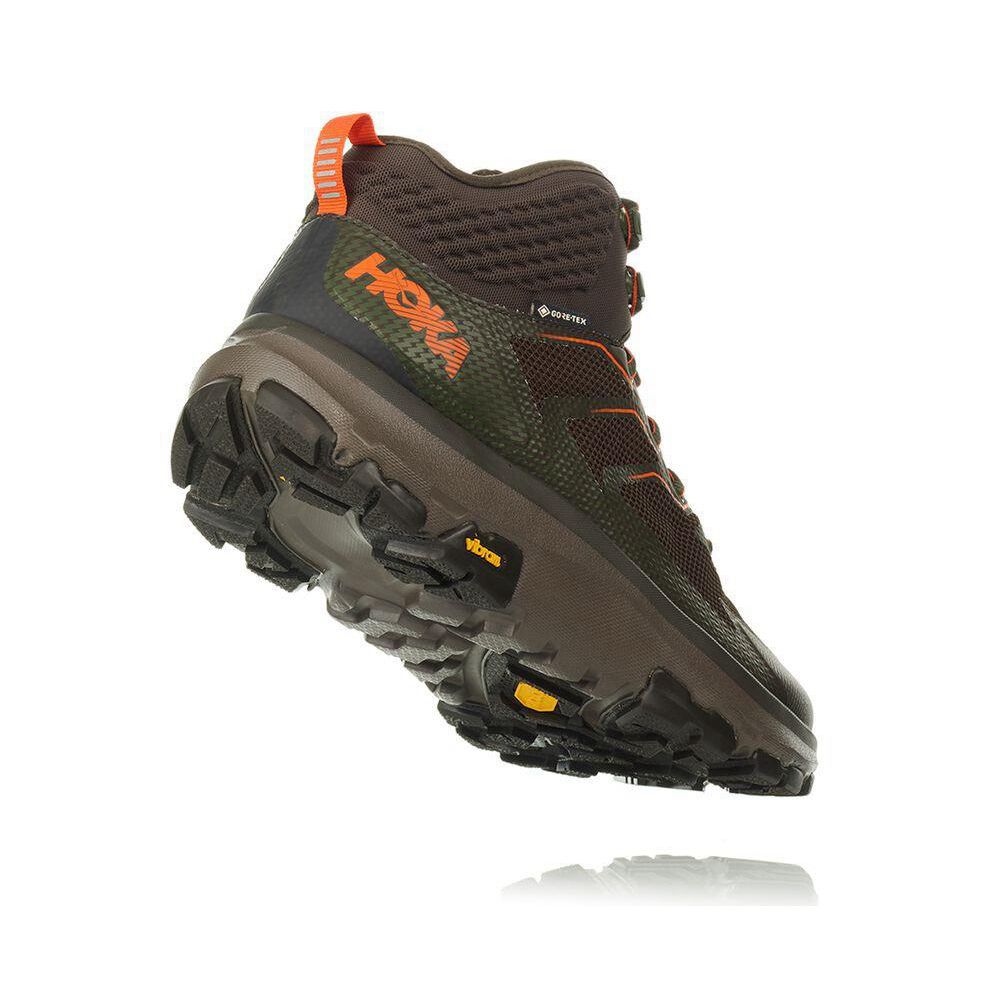 Hoka Toa GTX Fjellstøvler Herre Grønn Brune | 903451-JQA