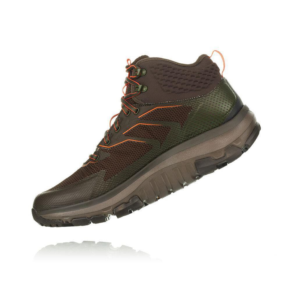 Hoka Toa GTX Fjellstøvler Herre Grønn Brune | 903451-JQA