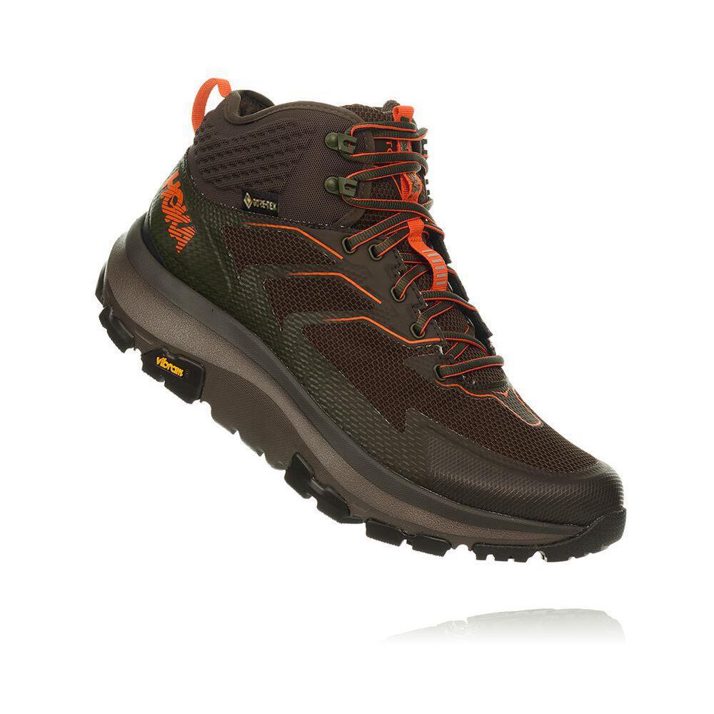 Hoka Toa GTX Fjellstøvler Herre Grønn Brune | 903451-JQA